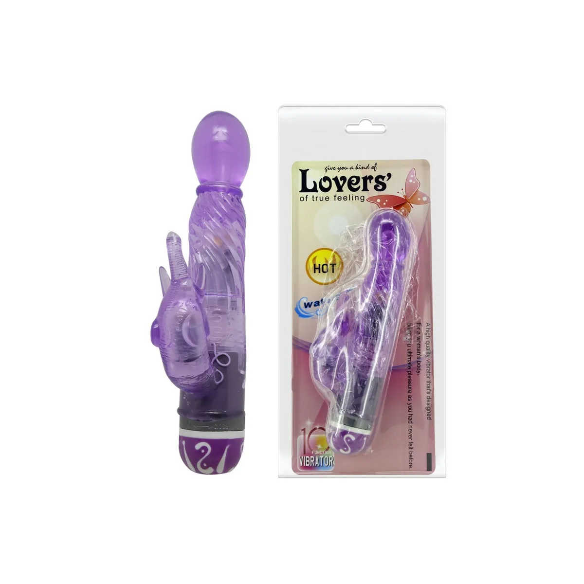 Multispeedvibrator mit Fliederstimulator von Baile Vibrators | Fesselliebe.de