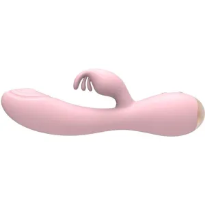 Magic Stick Vibrator mit Rabbit - Hellrosa von Nalone