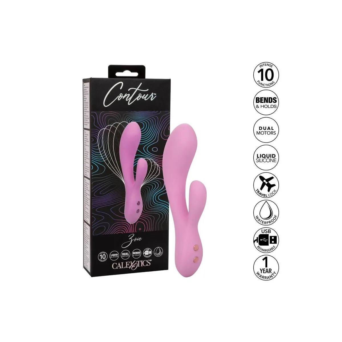 Contour Zoie Rosa von Calexotics | Fesselliebe.de