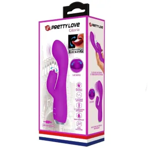 Gloria wiederaufladbarer Rabbitvibrator, Wasserdicht, Lila von Pretty Love C-Type