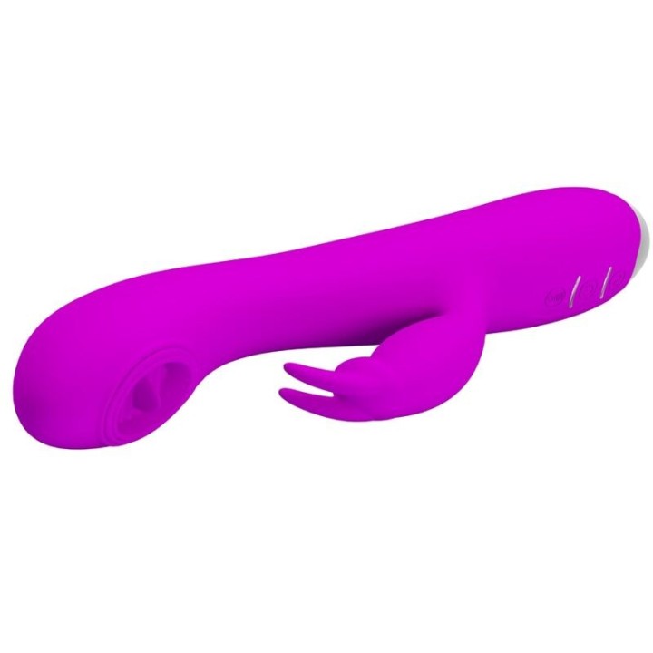 Rachel wiederaufladbarer Vibrator mit Lila Saugnapf von Pretty Love C-Type | Fesselliebe.de
