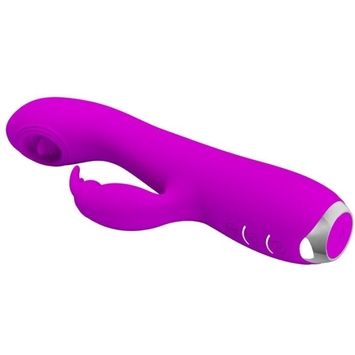 Rachel wiederaufladbarer Vibrator mit Lila Saugnapf von Pretty Love C-Type | Fesselliebe.de