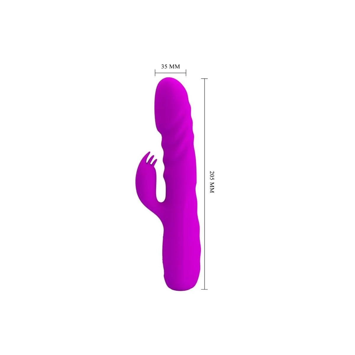 Melanie Purple wiederaufladbarer Rabbitvibrator von Pretty Love Flirtation | Fesselliebe.de