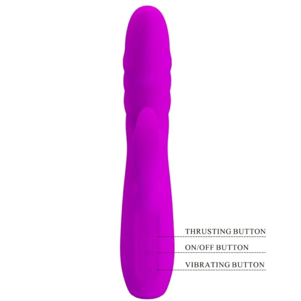 Melanie Purple wiederaufladbarer Rabbitvibrator von Pretty Love Flirtation | Fesselliebe.de