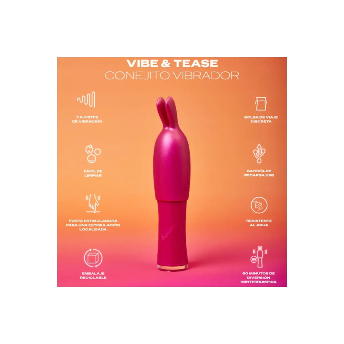 Toy Vibe & Tease Vibrator von Durex Toys | Fesselliebe.de
