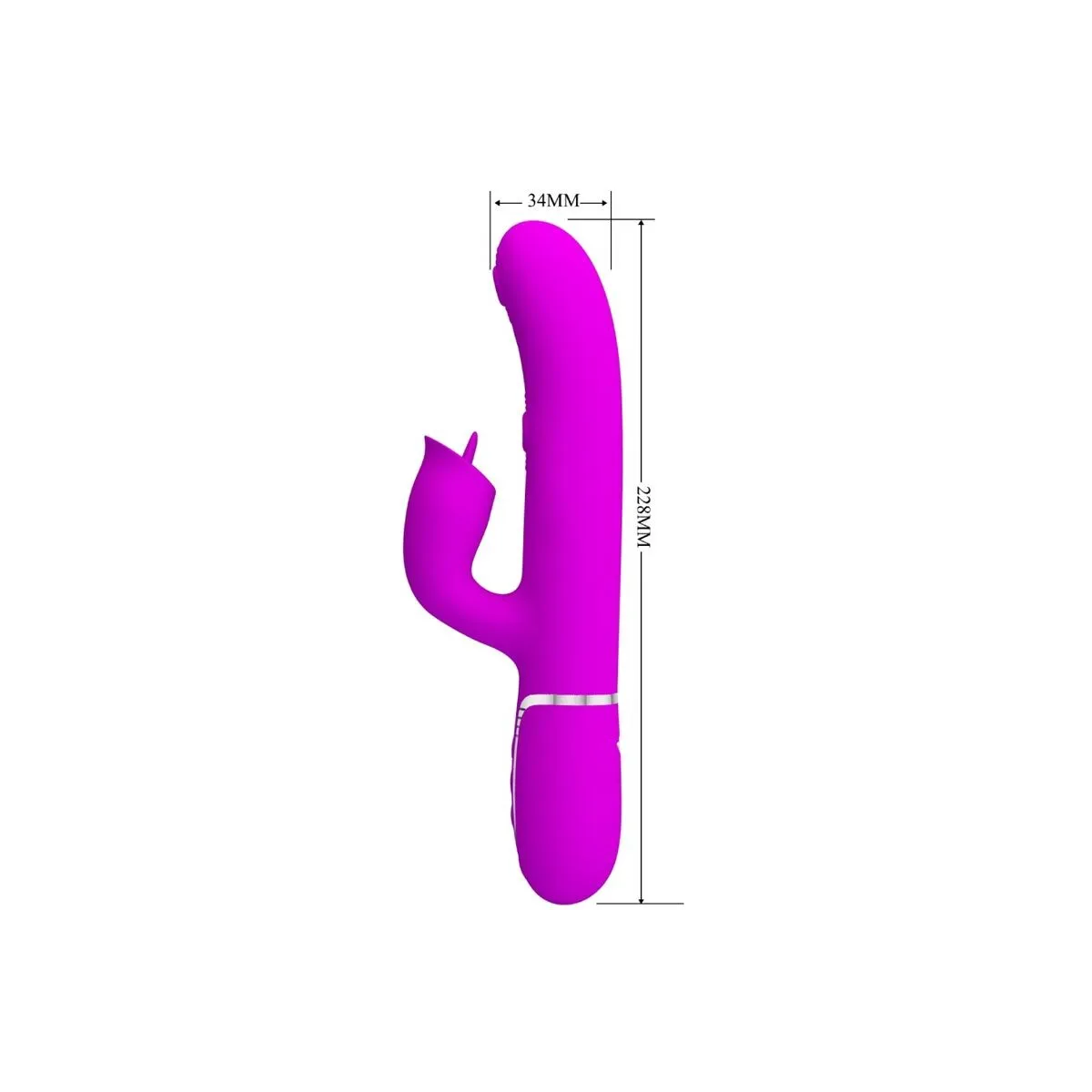 Rabbitvibrator mit Leckendem Fuchsia von Pretty Love Flirtation | Fesselliebe.de