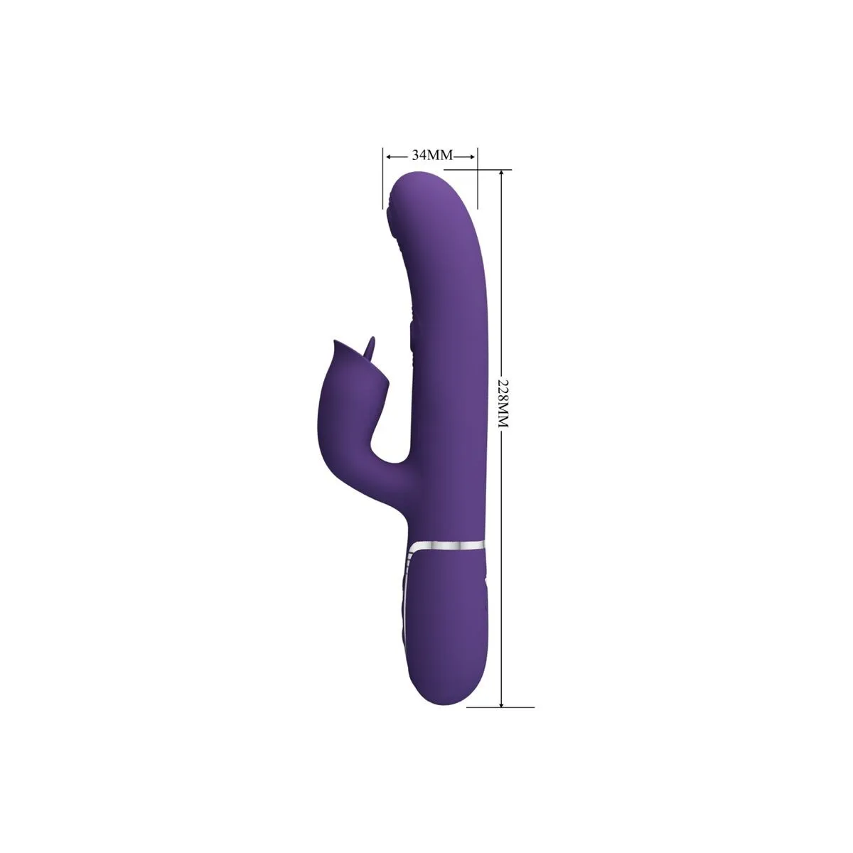 Rabbitvibrator mit Lila Lecken von Pretty Love Flirtation | Fesselliebe.de