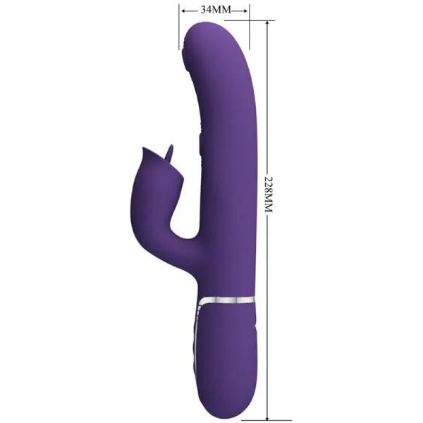 Rabbitvibrator mit Lila Lecken von Pretty Love Flirtation | Fesselliebe.de