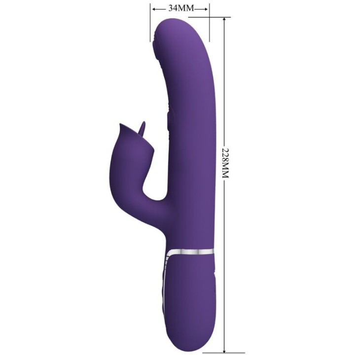 Rabbitvibrator mit Lila Lecken von Pretty Love Flirtation | Fesselliebe.de