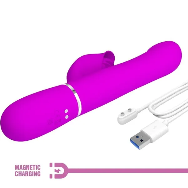 Rabbit Vibrator Perlen Violet von Pretty Love Flirtation | Fesselliebe.de