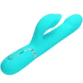 Rabbit Vibrator Pearls Aqua Green von Pretty Love Flirtation