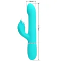 Rabbit Vibrator Pearls Aqua Green von Pretty Love Flirtation
