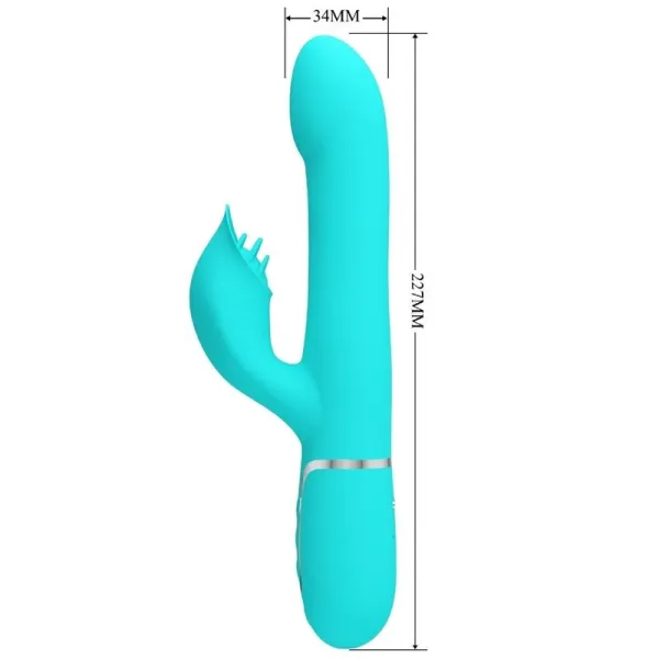 Rabbit Vibrator Pearls Aqua Green von Pretty Love Flirtation | Fesselliebe.de