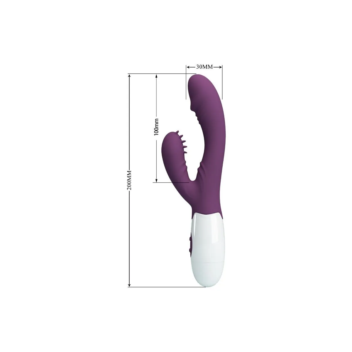 Andre Rabbit Vibrator & G-Punkt-Stimulator Lila von Pretty Love Flirtation | Fesselliebe.de