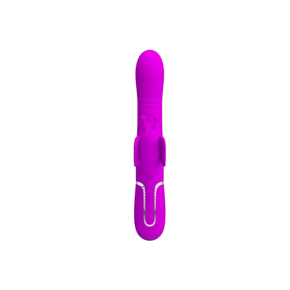 Multifunktions-Rabbitvibrator 4 In 1 Schmetterling Fuchsia von Pretty Love Flirtation | Fesselliebe.de