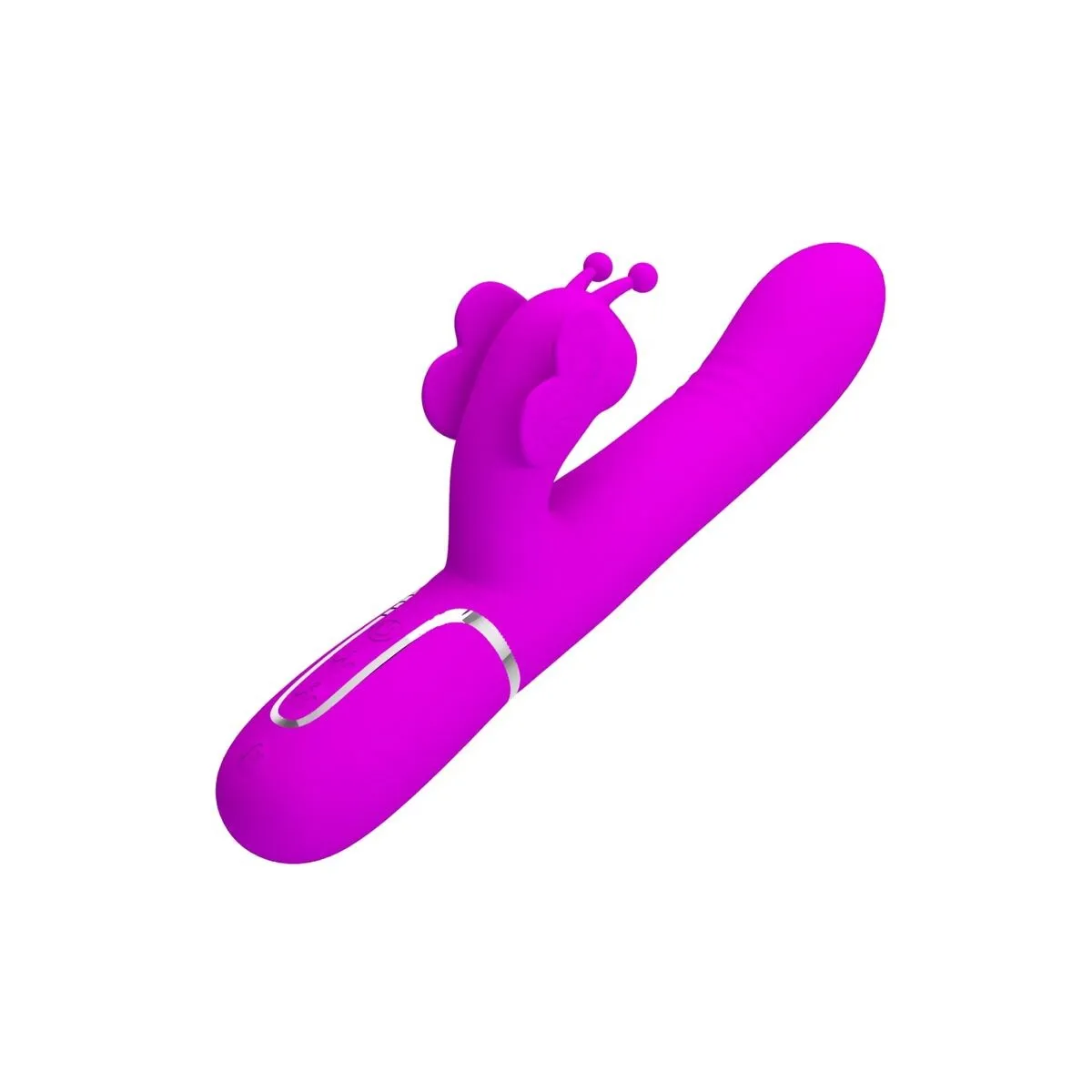 Multifunktions-Rabbitvibrator 4 In 1 Schmetterling Fuchsia von Pretty Love Flirtation | Fesselliebe.de