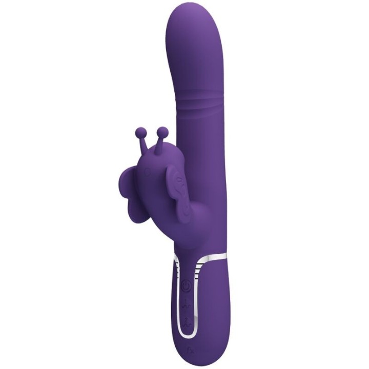 Multifunktions-Rabbitvibrator 4 In 1 Schmetterling Lila von Pretty Love Flirtation | Fesselliebe.de