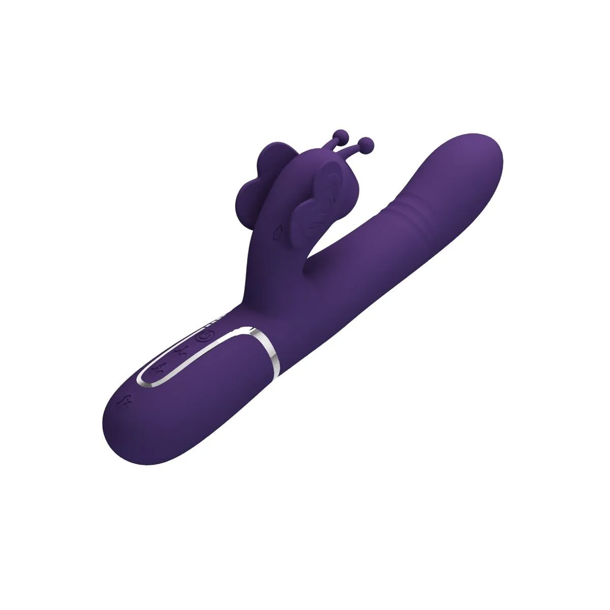 Multifunktions-Rabbitvibrator 4 In 1 Schmetterling Lila von Pretty Love Flirtation | Fesselliebe.de