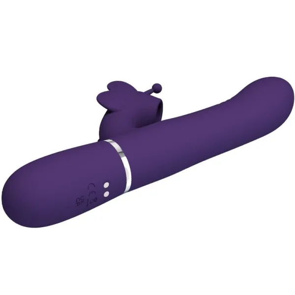 Multifunktions-Rabbitvibrator 4 In 1 Schmetterling Lila von Pretty Love Flirtation | Fesselliebe.de