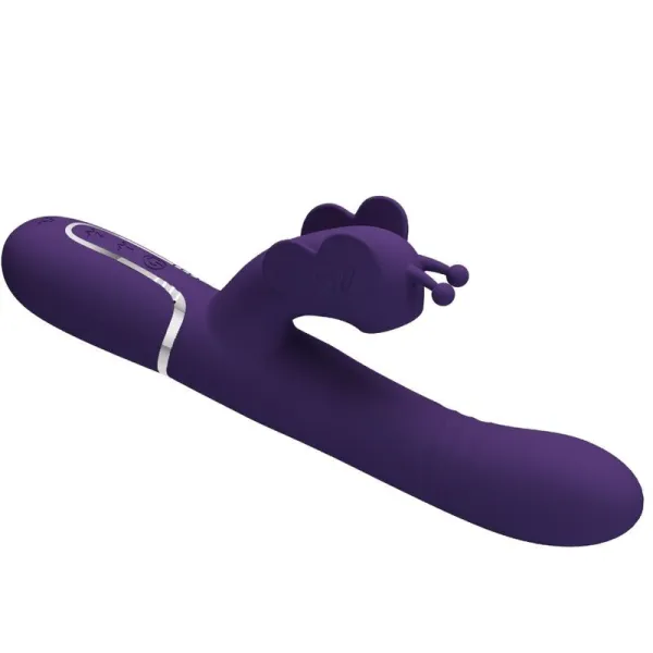Multifunktions-Rabbitvibrator 4 In 1 Schmetterling Lila von Pretty Love Flirtation | Fesselliebe.de