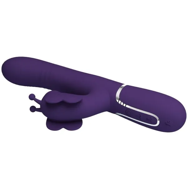 Multifunktions-Rabbitvibrator 4 In 1 Schmetterling Lila von Pretty Love Flirtation | Fesselliebe.de