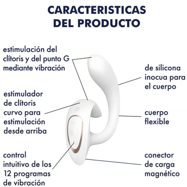 G For Goddess 1 Rabbit Vibrator Weiss von Satisfyer Vibrator | Fesselliebe.de