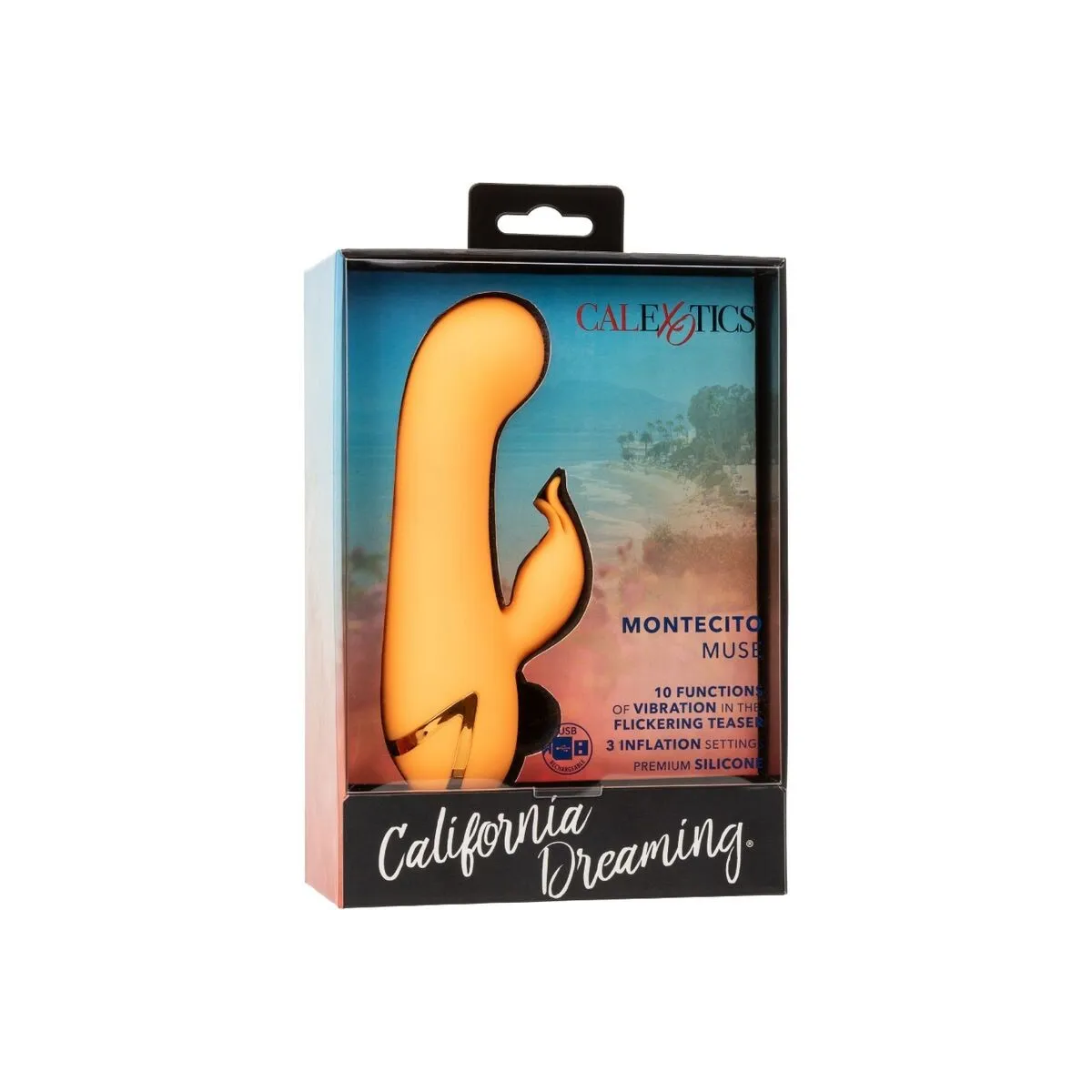 Montecito Muse Vibrator Rabbit Orange von California Dreaming von Calexotics | Fesselliebe.de