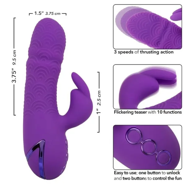 Manhattan Beach Marvel Vibrator Rabbit Lila von California Dreaming von Calexotics | Fesselliebe.de
