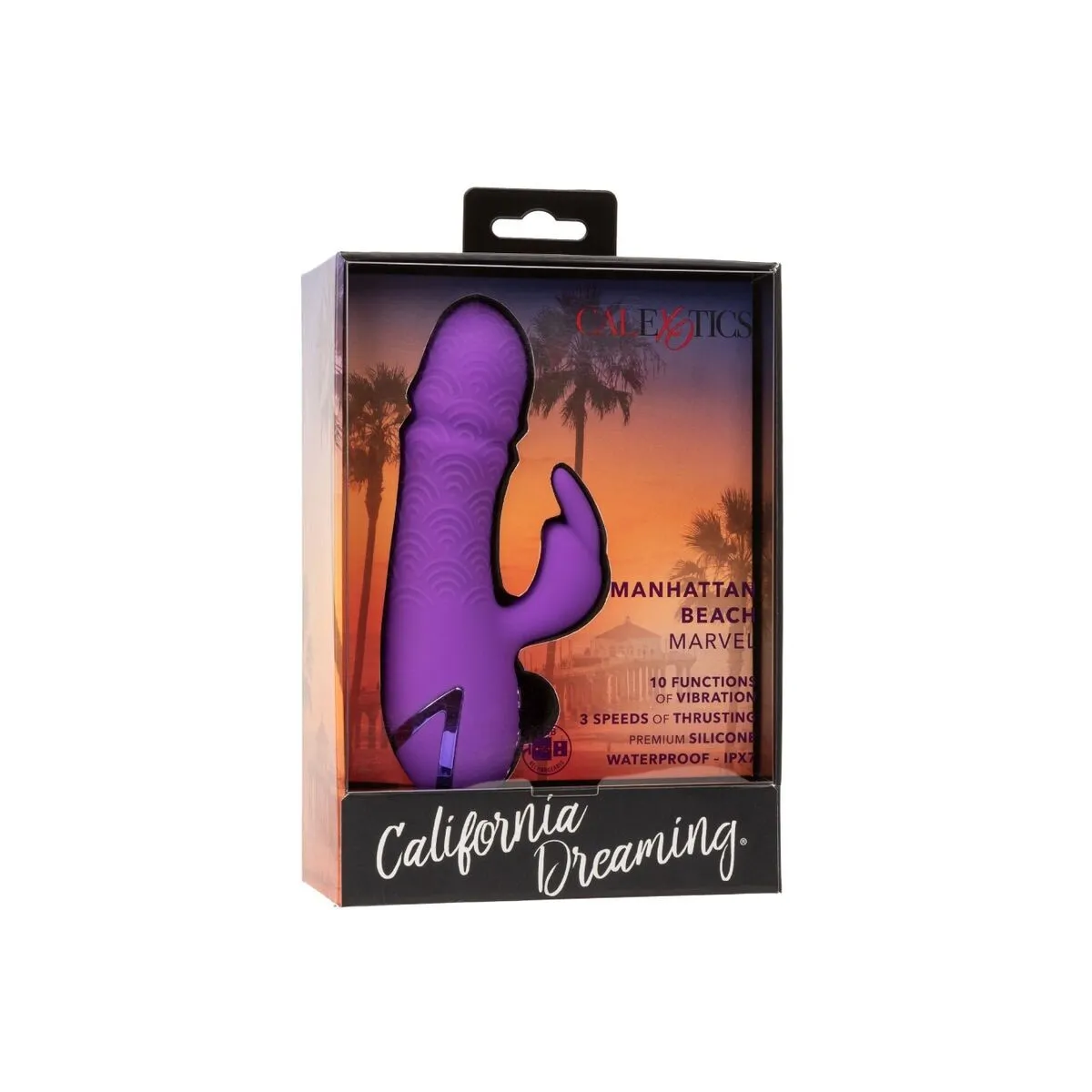 Manhattan Beach Marvel Vibrator Rabbit Lila von California Dreaming von Calexotics | Fesselliebe.de