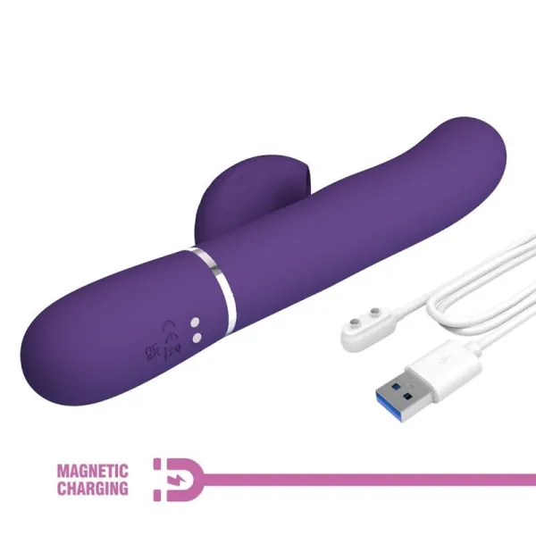 Perlita G-Spot Vibrator 3 In 1 Multifunktions-Lila von Pretty Love Flirtation | Fesselliebe.de