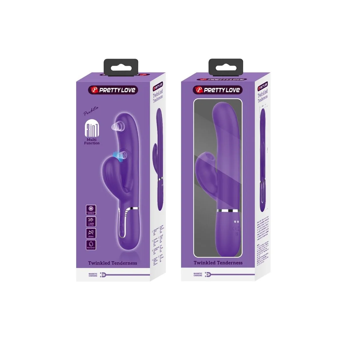 Perlita G-Spot Vibrator 3 In 1 Multifunktions-Lila von Pretty Love Flirtation | Fesselliebe.de