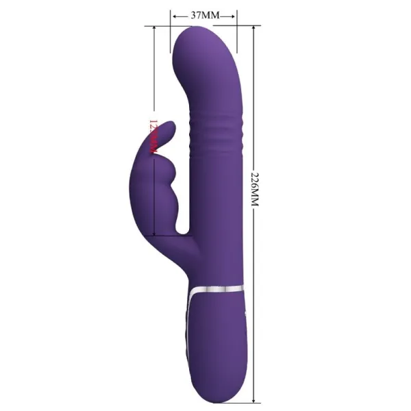 Coale Rabbit Vibrator 4 In 1 Lila von Pretty Love Flirtation | Fesselliebe.de