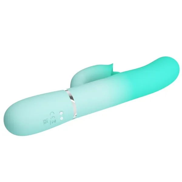 Gigi Multifunktions-Rabbit-Vibrator Aquagrün von Pretty Love Flirtation | Fesselliebe.de
