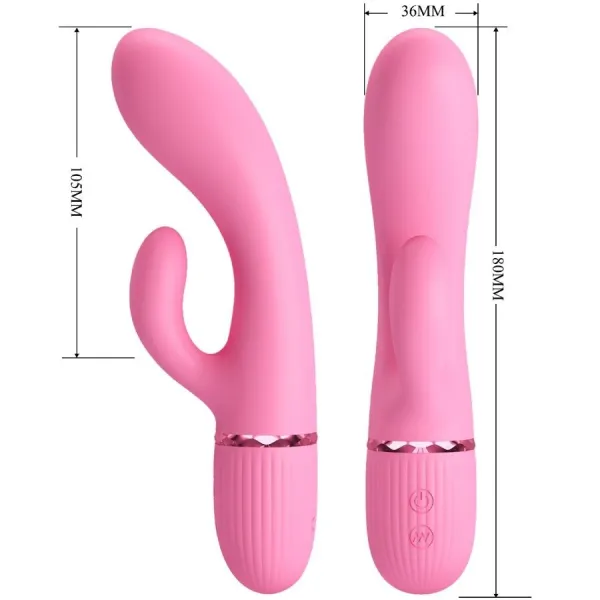 Marski Rabbit Vibrator & G-Spot Rosa von Pretty Love Flirtation | Fesselliebe.de