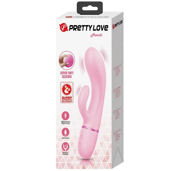 Marski Rabbit Vibrator & G-Spot Rosa von Pretty Love Flirtation | Fesselliebe.de