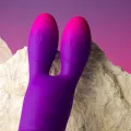 Glo-Girl Bunny Lila Flexibler Vibrator von Rocks-Off