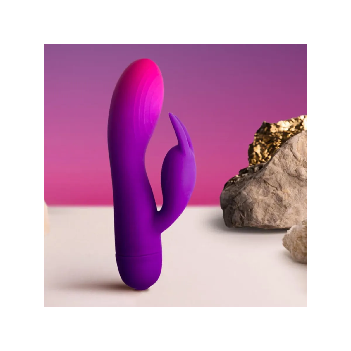 Glo-Girl Lila Rabbit Vibrator von Rocks-Off | Fesselliebe.de
