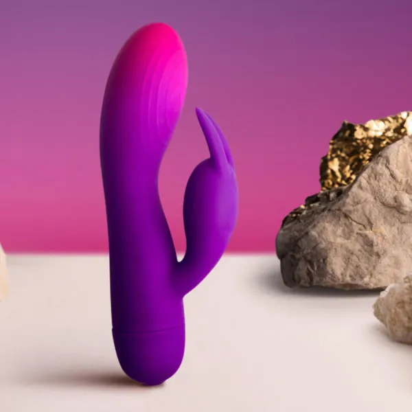 Glo-Girl Lila Rabbit Vibrator von Rocks-Off | Fesselliebe.de