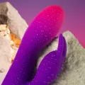 Glo-Girl Lila Rabbit Vibrator von Rocks-Off