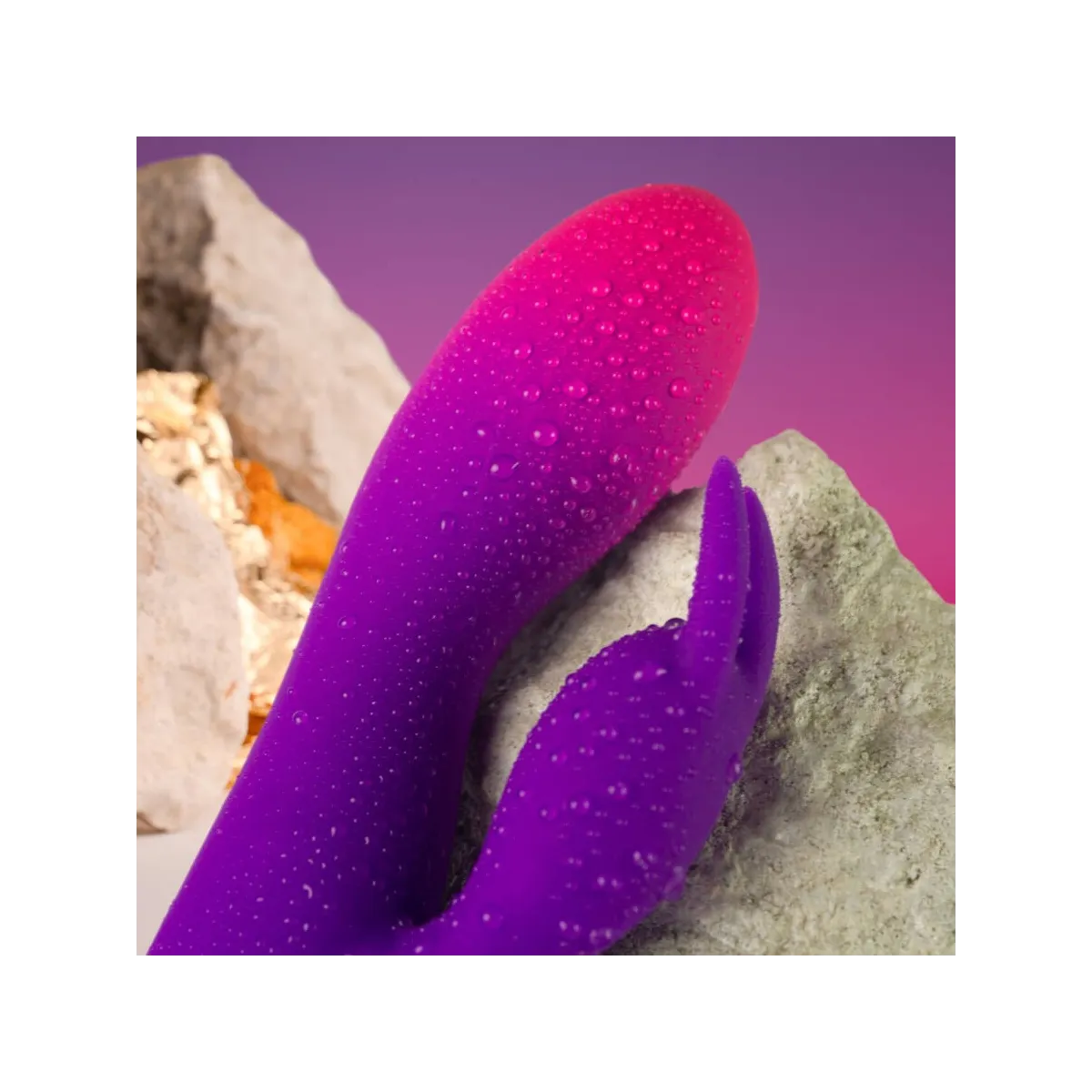 Glo-Girl Lila Rabbit Vibrator von Rocks-Off | Fesselliebe.de