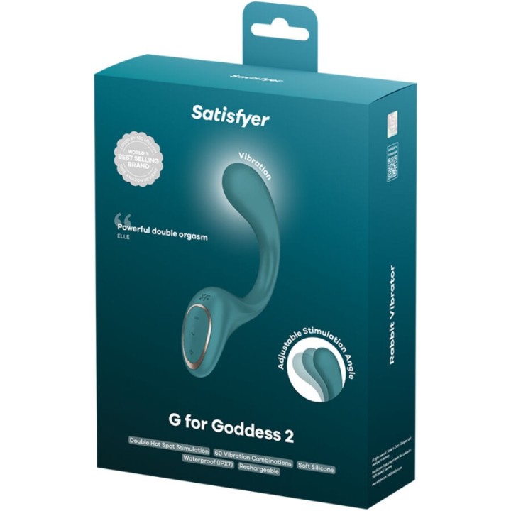 G For Goddess 2 Hase-Vibratorflasche Grün von Satisfyer Vibrator | Fesselliebe.de
