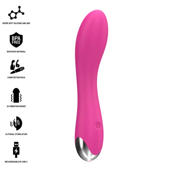 Cher Vibrator mit 20 Muster und Austauschbaren Aufsätzen von Intense Fun | Fesselliebe.de