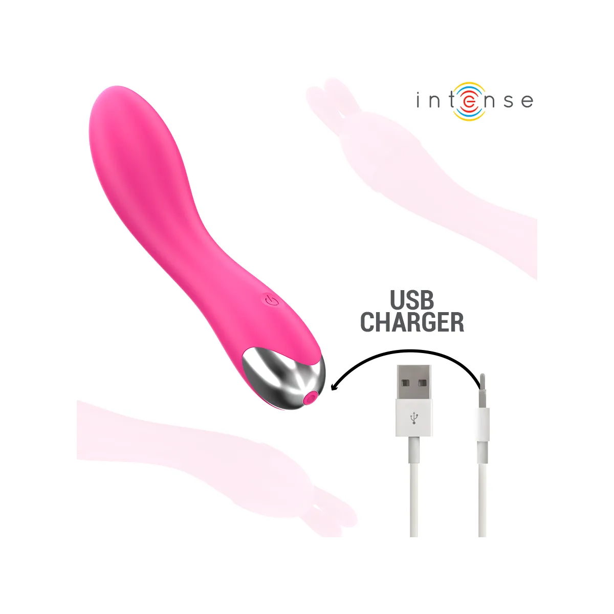 Cher Vibrator mit 20 Muster und Austauschbaren Aufsätzen von Intense Fun | Fesselliebe.de