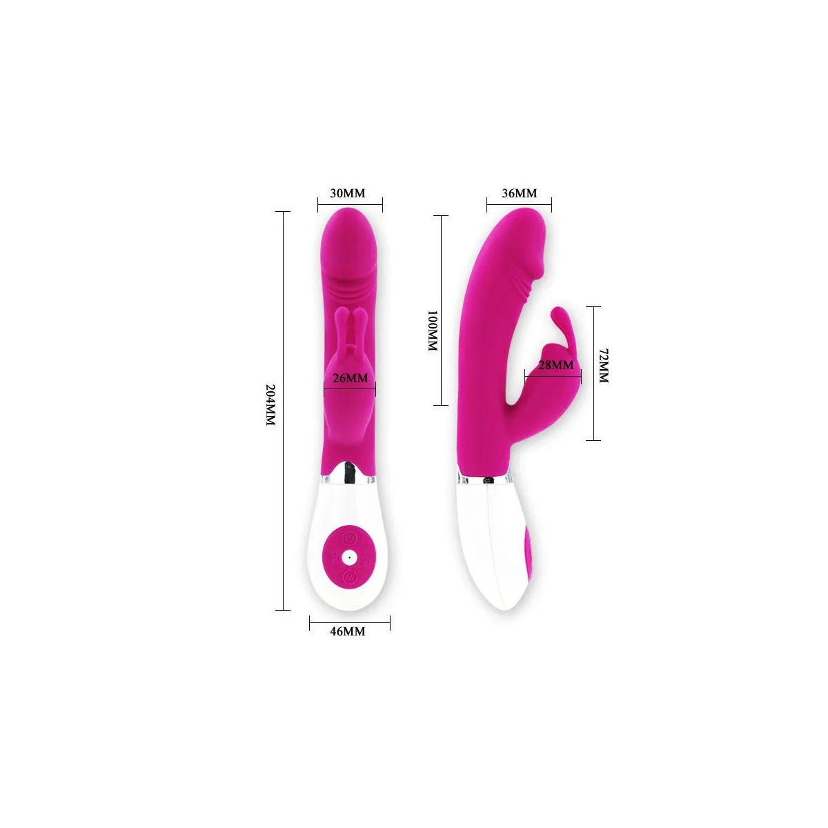 Ation Vibrator mit Rabbit-Gen von Pretty Love Flirtation | Fesselliebe.de