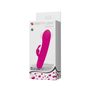 Flirtation Vibrator mit Rabbit Caesar von Pretty Love Flirtation