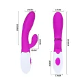 Flirtation Alvis Vibrator mit Klitoris-Stimulator von Pretty Love Flirtation