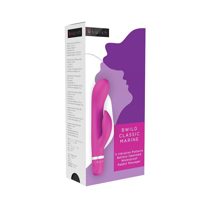 Bwild Classic Marine Rabbit Vibrator Cerise von B Swish | Fesselliebe.de