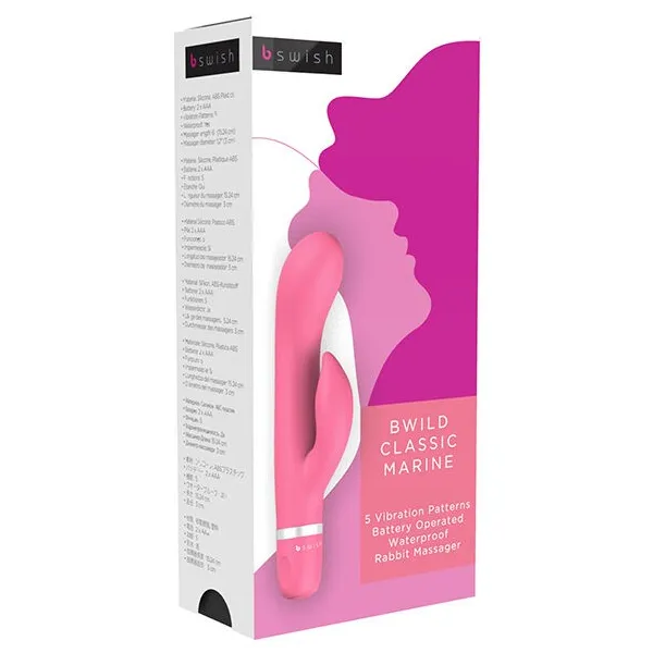 Bwild Classic Marine Rabbit Vibrator Guava von B Swish | Fesselliebe.de