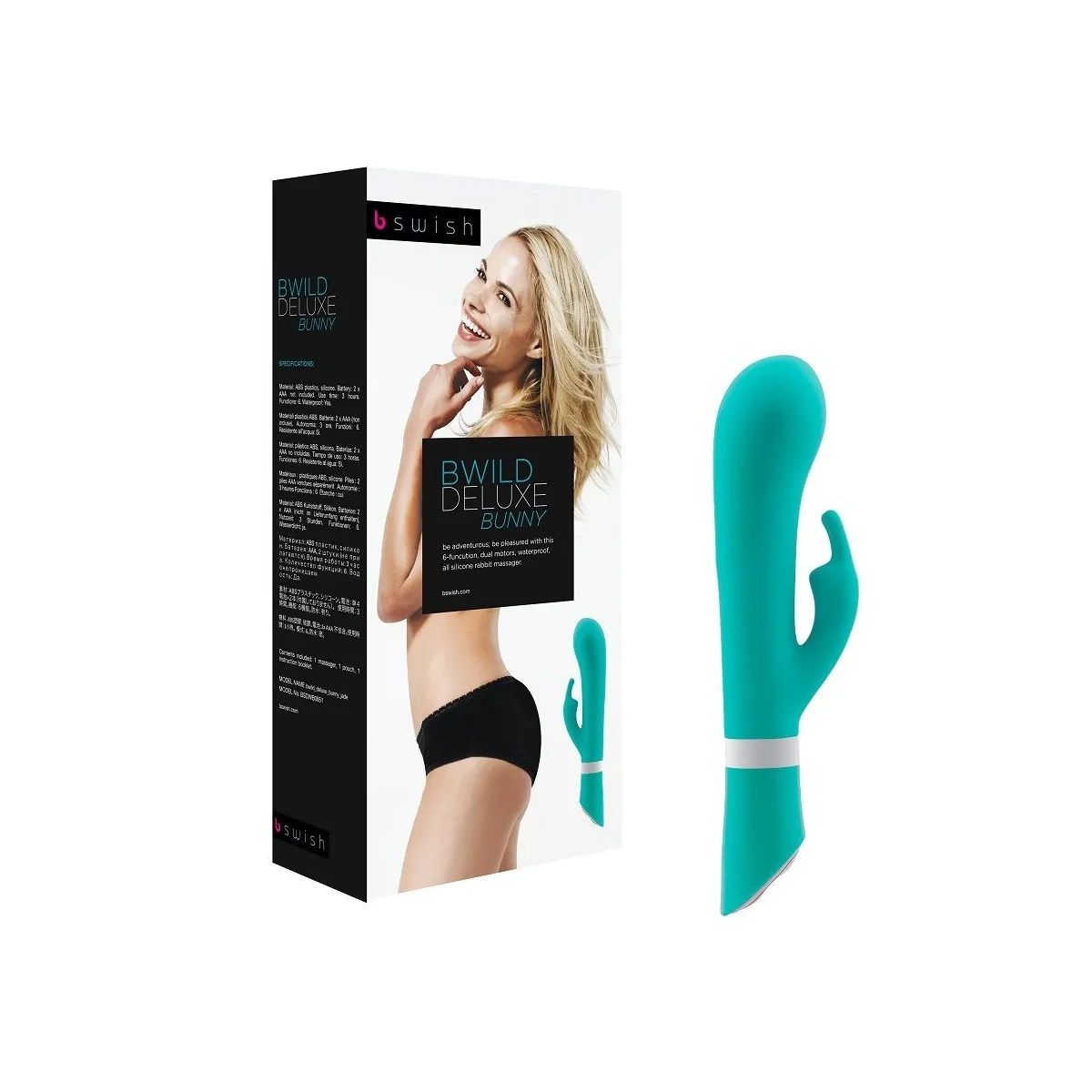 Bwild Deluxe Bunny Rabbit Vibrator Jade von B Swish | Fesselliebe.de