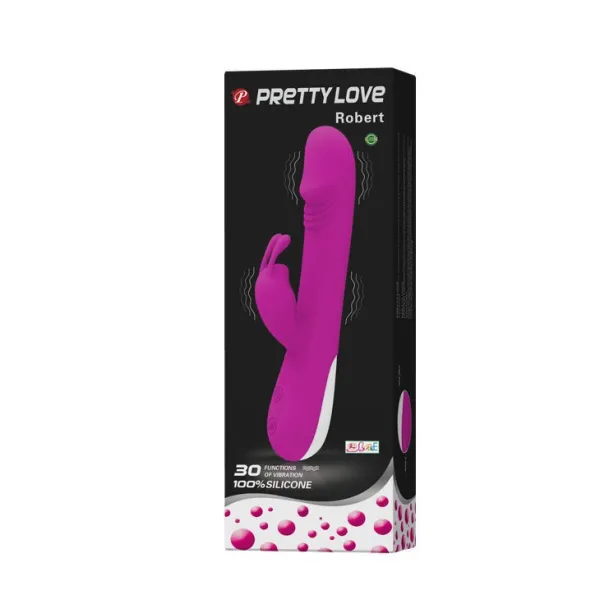 Flirtation Robert Vibrator mit Klitoris-Stimulator von Pretty Love Flirtation | Fesselliebe.de